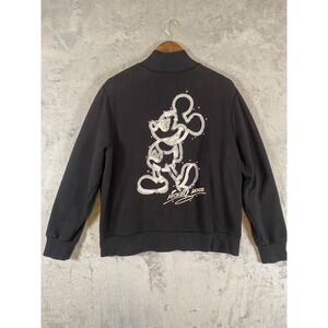 Disney Mickey Mouse Jacket Womens 1X Full‎ Zip Walt Disney World Embroidered